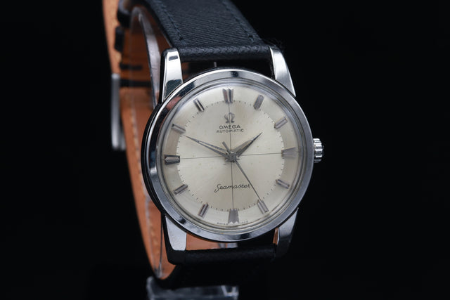 Omega Seamaster Pie Pan Silber 1960s