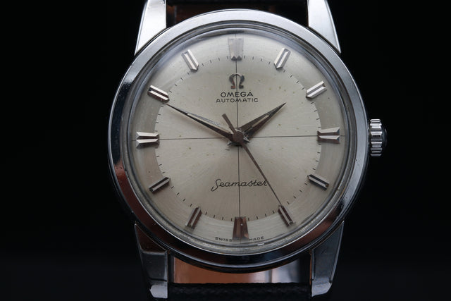 Omega Seamaster Pie Pan Silber 1960s