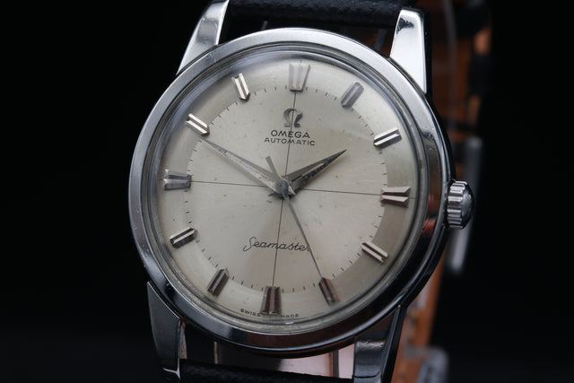 Omega Seamaster Pie Pan Silber 1960s
