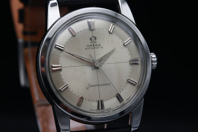 Omega Seamaster Pie Pan Silber 1960s