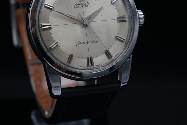 Omega Seamaster Pie Pan Silber 1960s