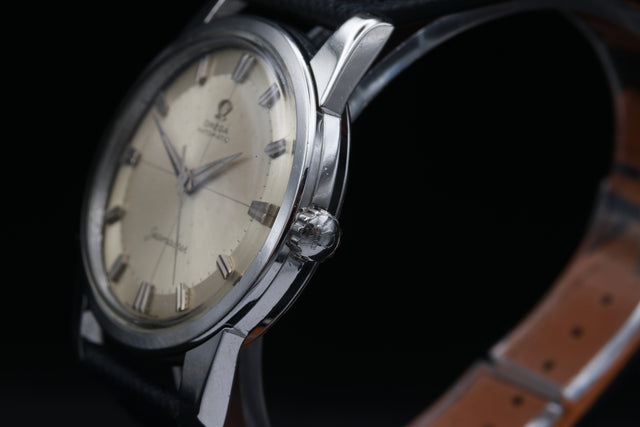 Omega Seamaster Pie Pan Silber 1960s