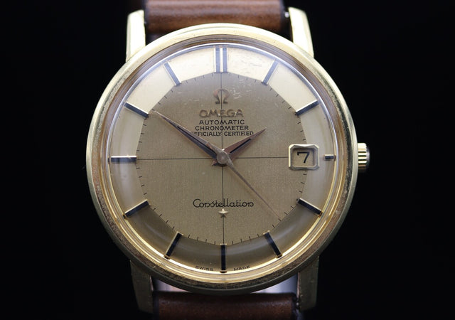Omega Constellation Chronometer Pie Pan Gold 1967