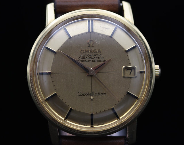 Omega Constellation Chronometer Pie Pan Gold 1967
