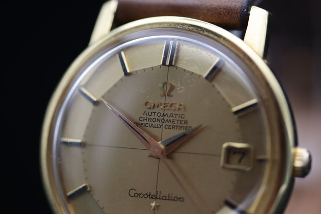 Omega Constellation Chronometer Pie Pan Gold 1967