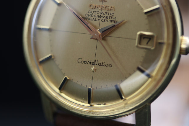 Omega Constellation Chronometer Pie Pan Gold 1967