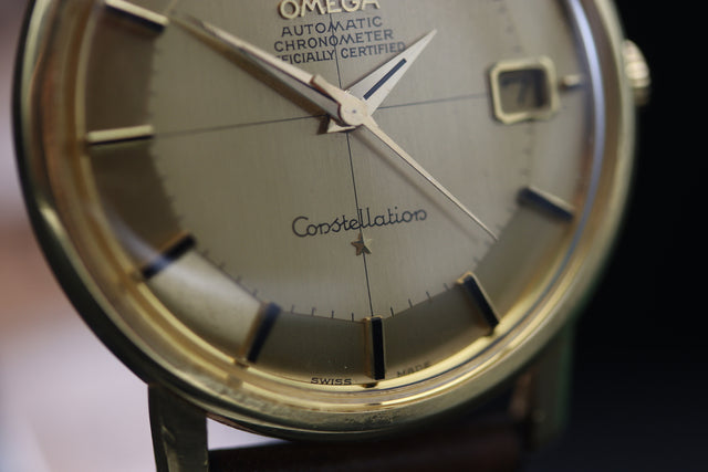 Omega Constellation Chronometer Pie Pan Gold 1967