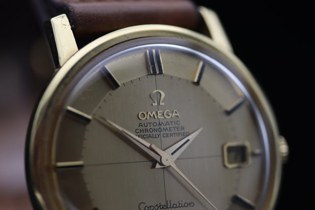 Omega Constellation Chronometer Pie Pan Gold 1967