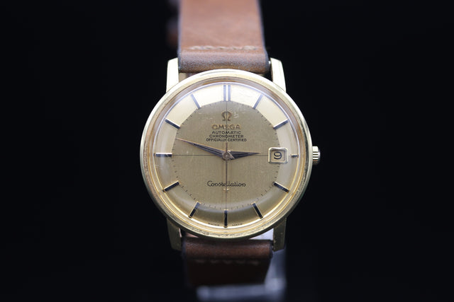 Omega Constellation Chronometer Pie Pan Gold 1967