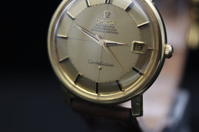 Omega Constellation Chronometer Pie Pan Gold 1967