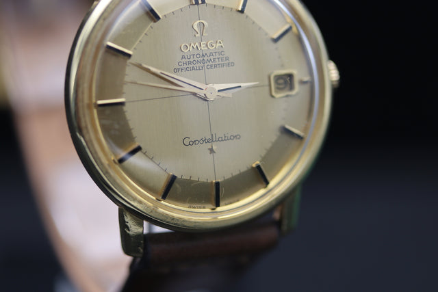 Omega Constellation Chronometer Pie Pan Gold 1967