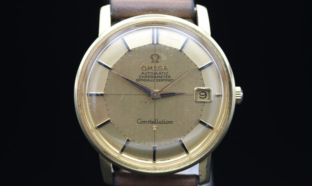 Omega Constellation Chronometer Pie Pan Gold 1967