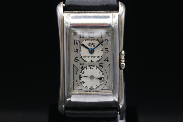 Rolex Prince Brancard Chronometer Silber 1930s