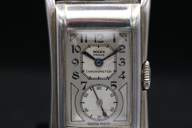 Rolex Prince Brancard Chronometer Silber 1930s