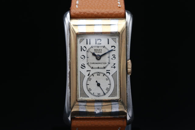 Rolex Prince Chronometer Zebra 971 1930s