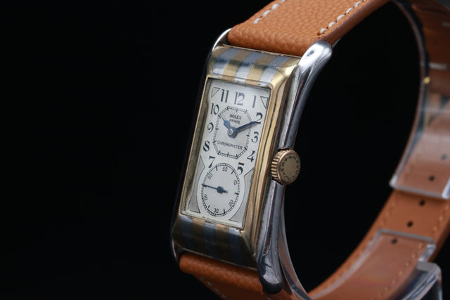 Rolex Prince Chronometer Zebra 971 1930s