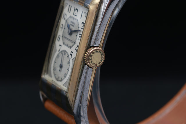 Rolex Prince Chronometer Zebra 971 1930s