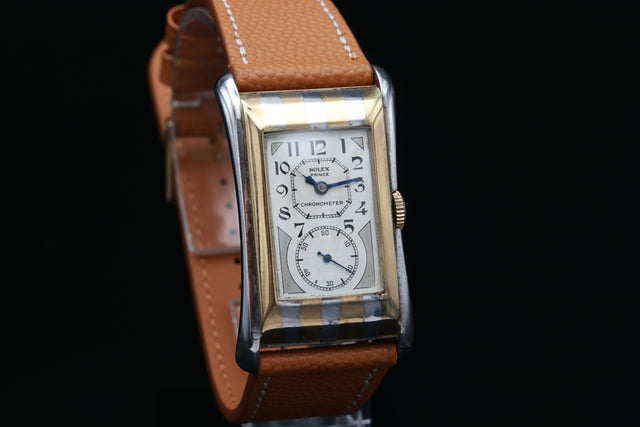 Rolex Prince Chronometer Zebra 971 1930s