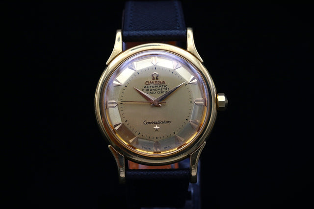 Omega Constellation Chronometer Pie Pan Gold 1954