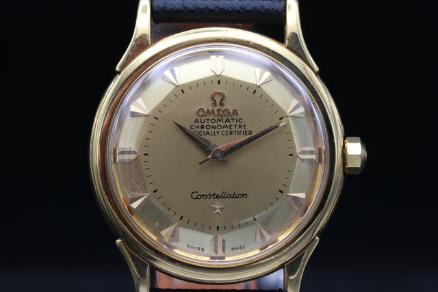 Omega Constellation Chronometer Pie Pan Gold 1954