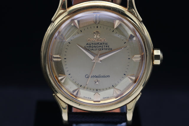 Omega Constellation Chronometer Pie Pan Gold 1954
