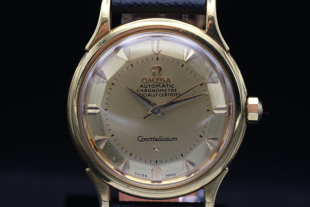 Omega Constellation Chronometer Pie Pan Gold 1954