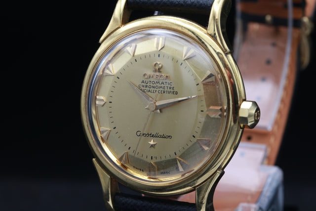 Omega Constellation Chronometer Pie Pan Gold 1954