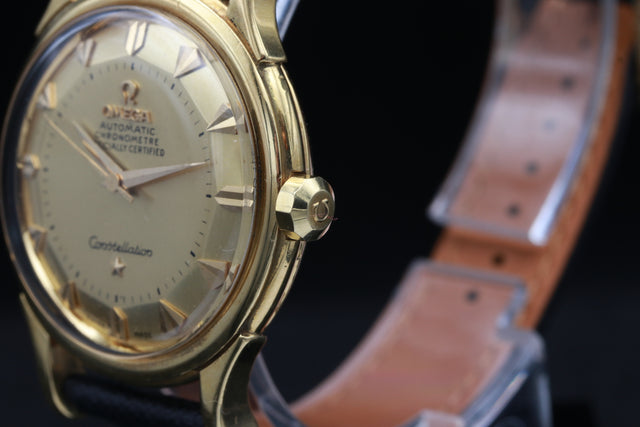 Omega Constellation Chronometer Pie Pan Gold 1954