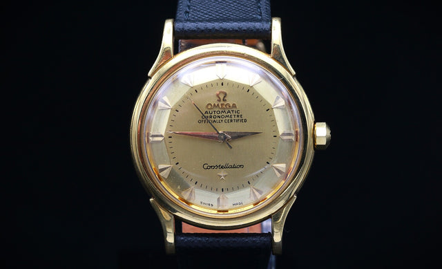 Omega Constellation Chronometer Pie Pan Gold 1954