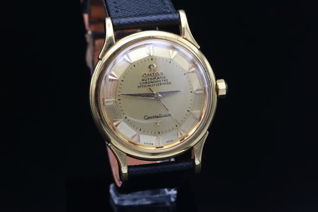 Omega Constellation Chronometer Pie Pan Gold 1954
