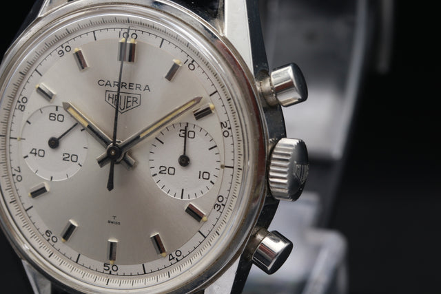 Heuer Carrera Silver 3647 S MINT 1965