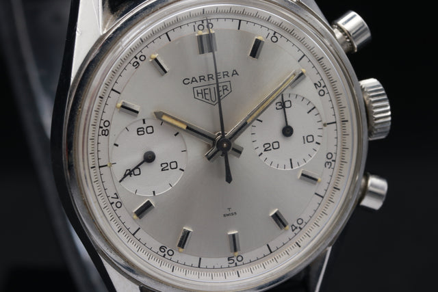 Heuer Carrera Silver 3647 S MINT 1965