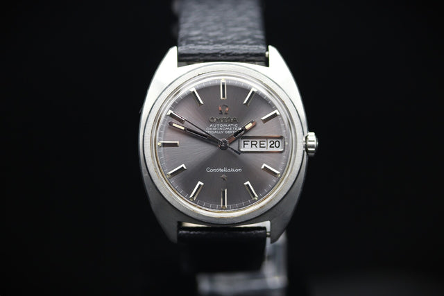 Omega Constellation Chronometer Silber Day Date 1969