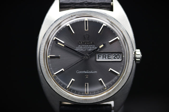 Omega Constellation Chronometer Silber Day Date 1969