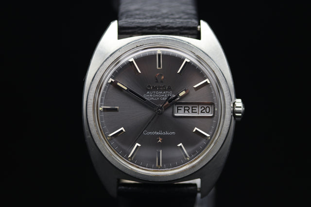 Omega Constellation Chronometer Silber Day Date 1969