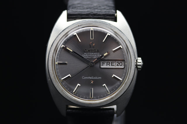 Omega Constellation Chronometer Silber Day Date 1969