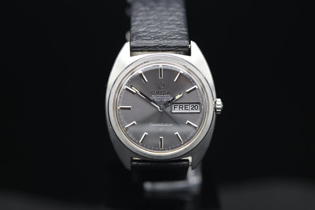 Omega Constellation Chronometer Silber Day Date 1969