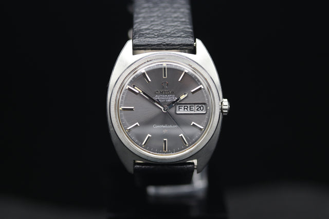 Omega Constellation Chronometer Silber Day Date 1969