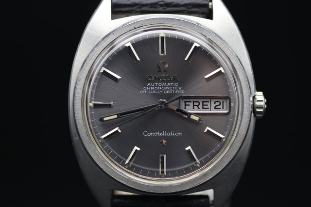 Omega Constellation Chronometer Silber Day Date 1969