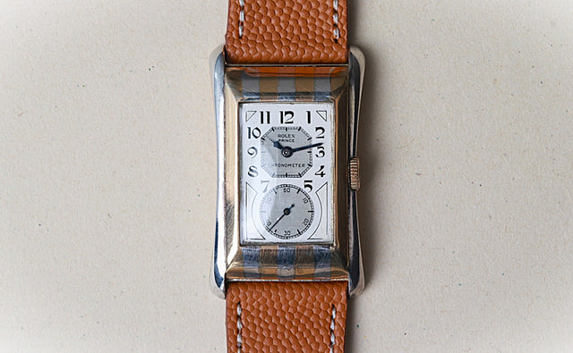 Rolex Prince Chronometer Zebra 971 1930s