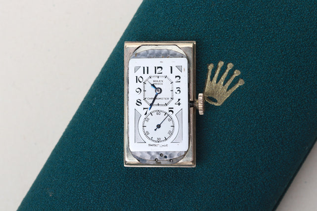 Rolex Prince Chronometer Zebra 971 1930s