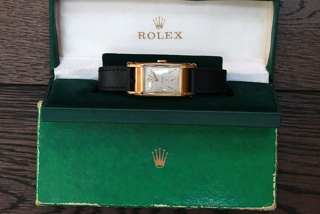 Rolex Prince Chronometer Art Deco 14K Gold 1947
