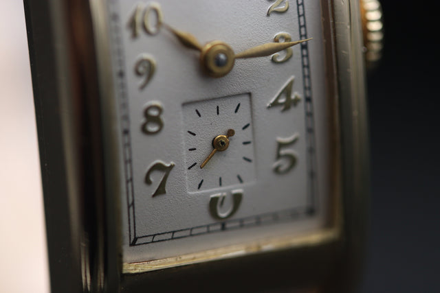 Longines Tank Tonneau 18k Gold MINT 1938s