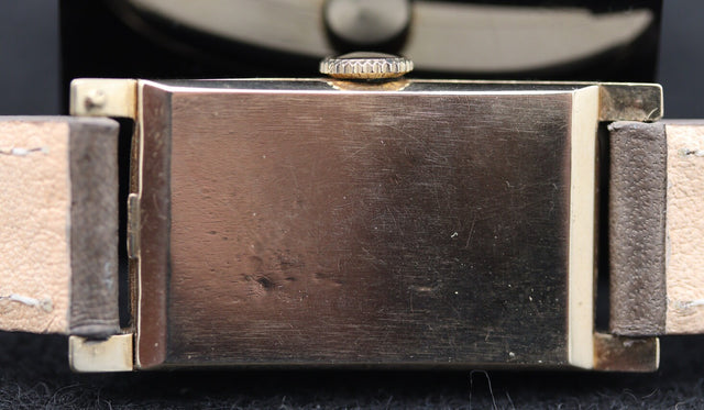 Longines Tank Tonneau 18k Gold MINT 1938s