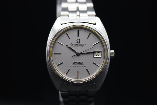 Omega Constellation Chronometer Silber Date 1977