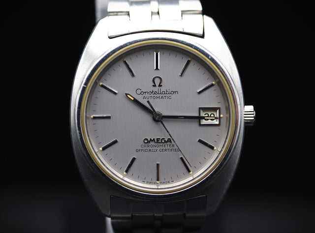 Omega Constellation Chronometer Silber Date 1977