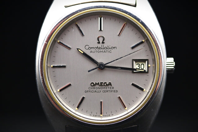 Omega Constellation Chronometer Silber Date 1977