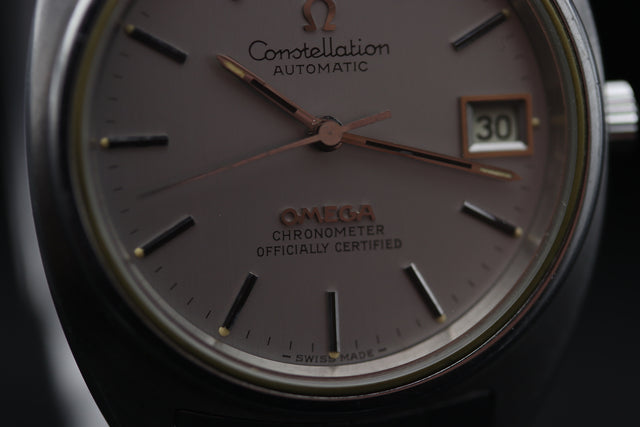 Omega Constellation Chronometer Silber Date 1977
