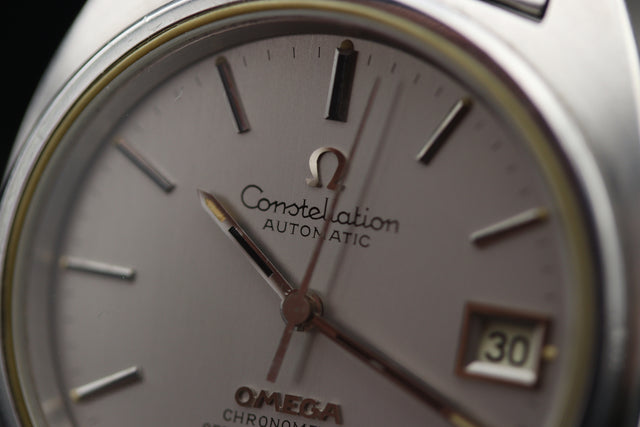 Omega Constellation Chronometer Silber Date 1977