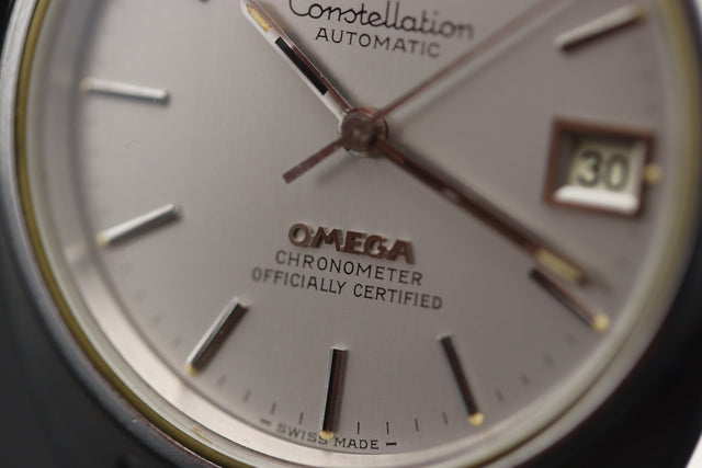 Omega Constellation Chronometer Silber Date 1977